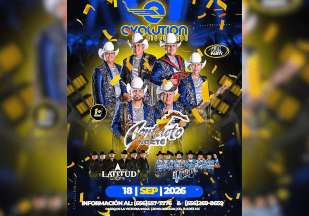 Contacto Norte 2026 en Evolution Discoteque Juárez event image
